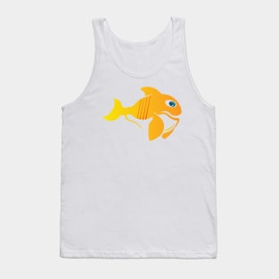 Cute fish whale Tank Top